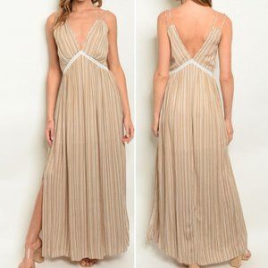 CREAM & IVORY MAXI DRESS